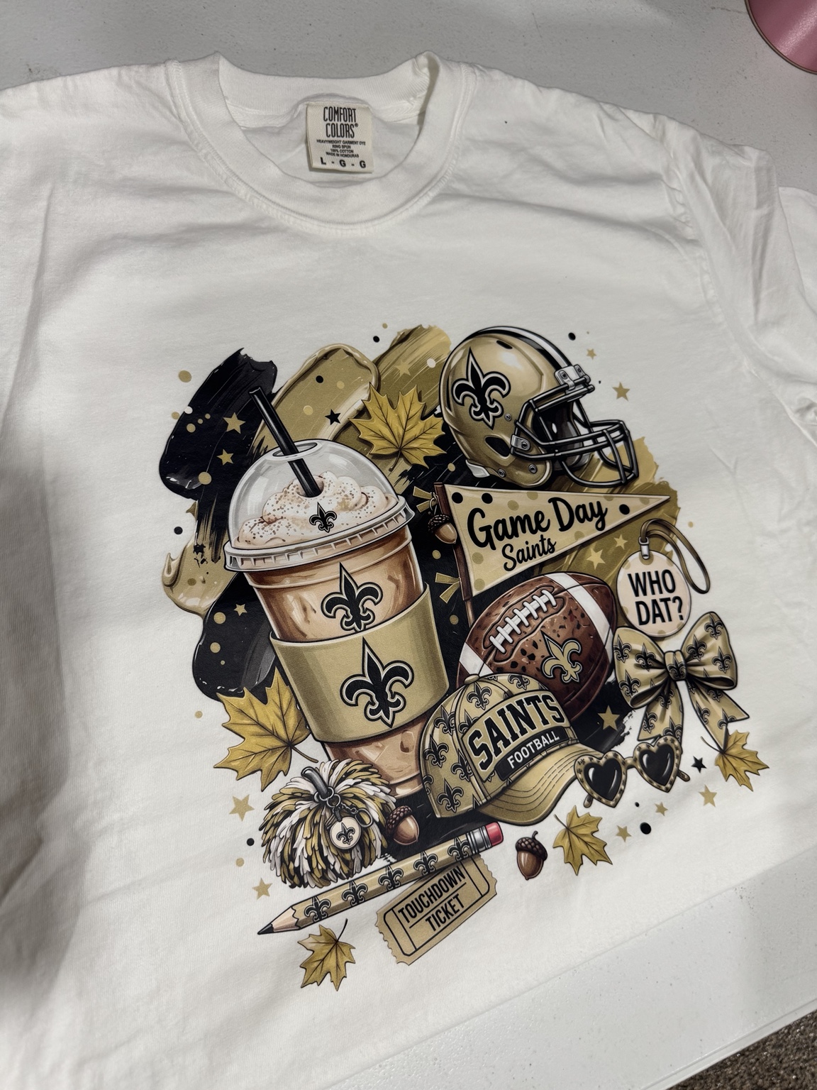 Saints game day custom shirt